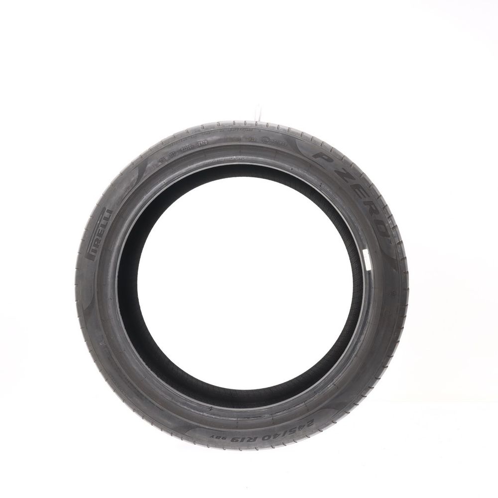 Set of (2) Used 245/40R19 Pirelli P Zero PZ4 98Y - 6.5-7.5/32 - Image 3