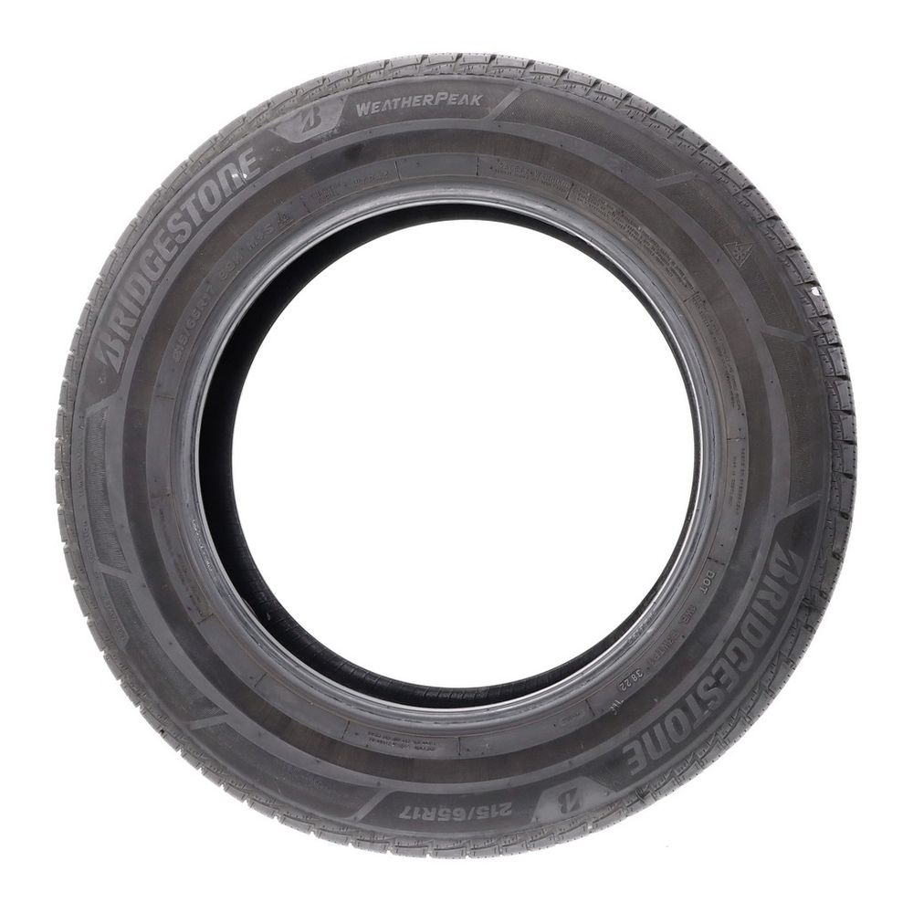 Set of (4) Used 215/65R17 Bridgestone WeatherPeak 99H - 7.5-8/32 - Image 6