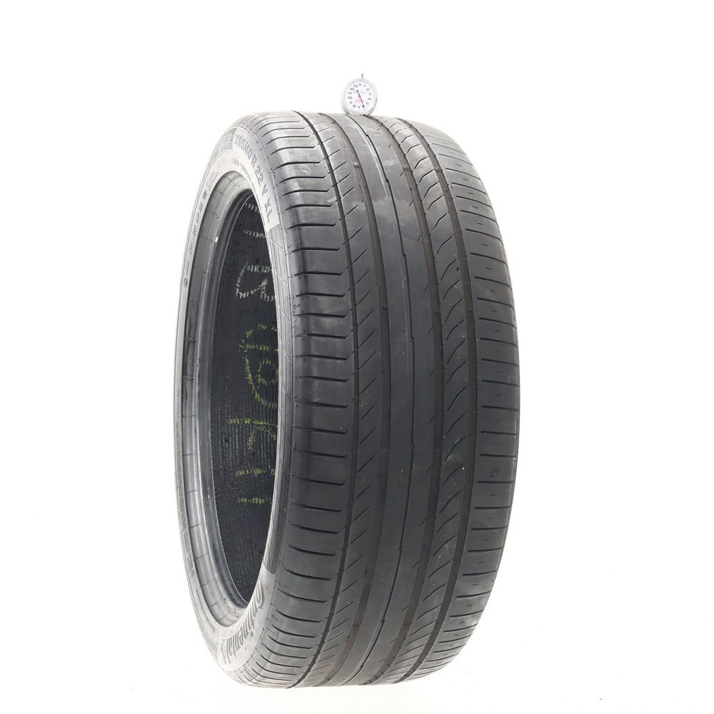 Set of (4) Used 285/40R22 Continental ContiSportContact 5 ContiSeal 110Y - 5.5-6/32 - Image 4