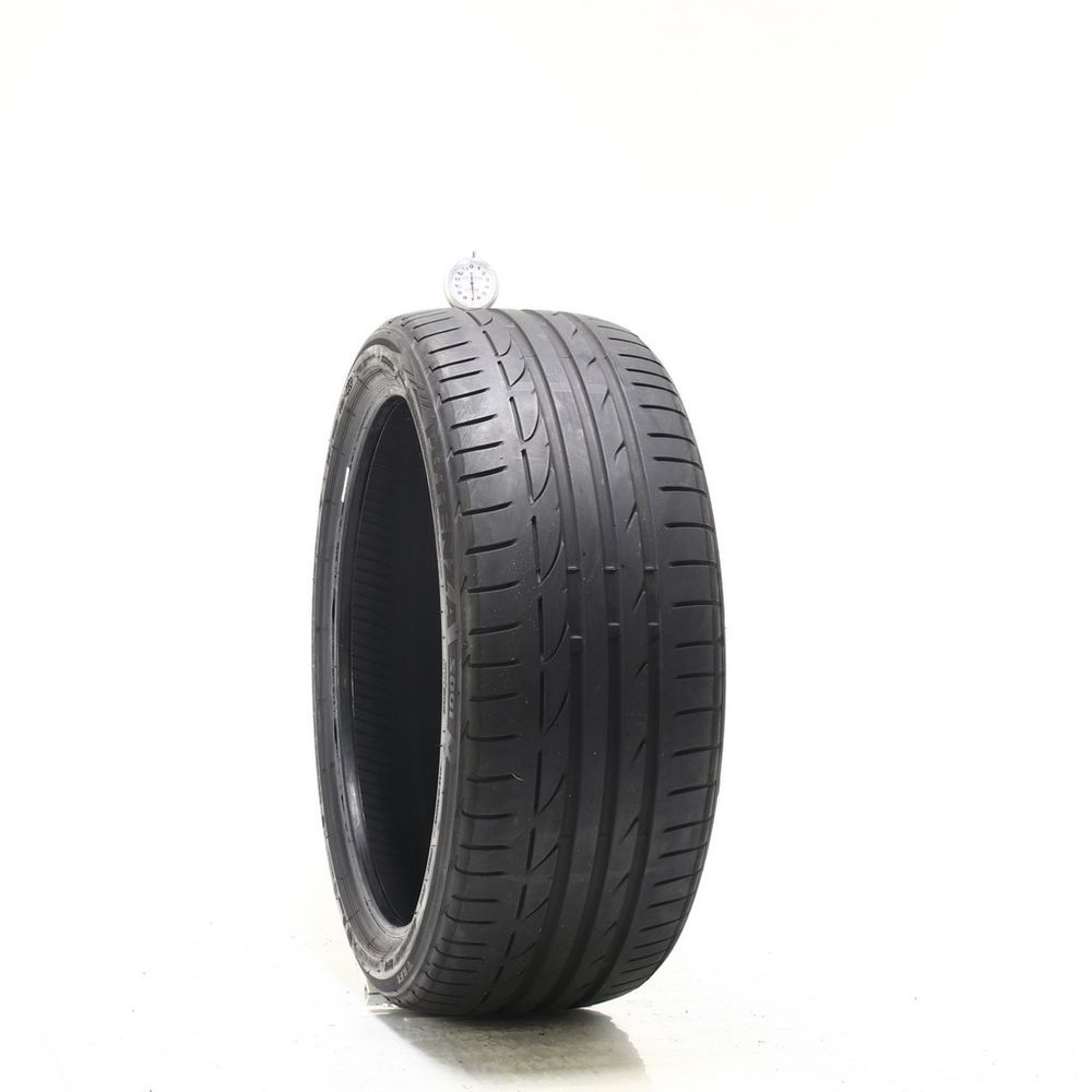 Set of (2) Used 225/40R19 Bridgestone Potenza S001 RFT 89Y - 6.5-7/32 - Image 4