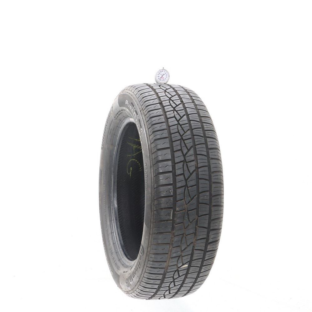 Set of (2) Used 225/60R18 Continental PureContact 100H - 8.5-10/32 - Image 1