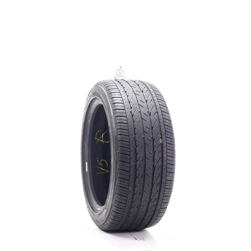 Set of (2) Used P 245/45RF17 Bridgestone Potenza RE97AS RFT 95V - 5.5-6.5/32 - Image 1