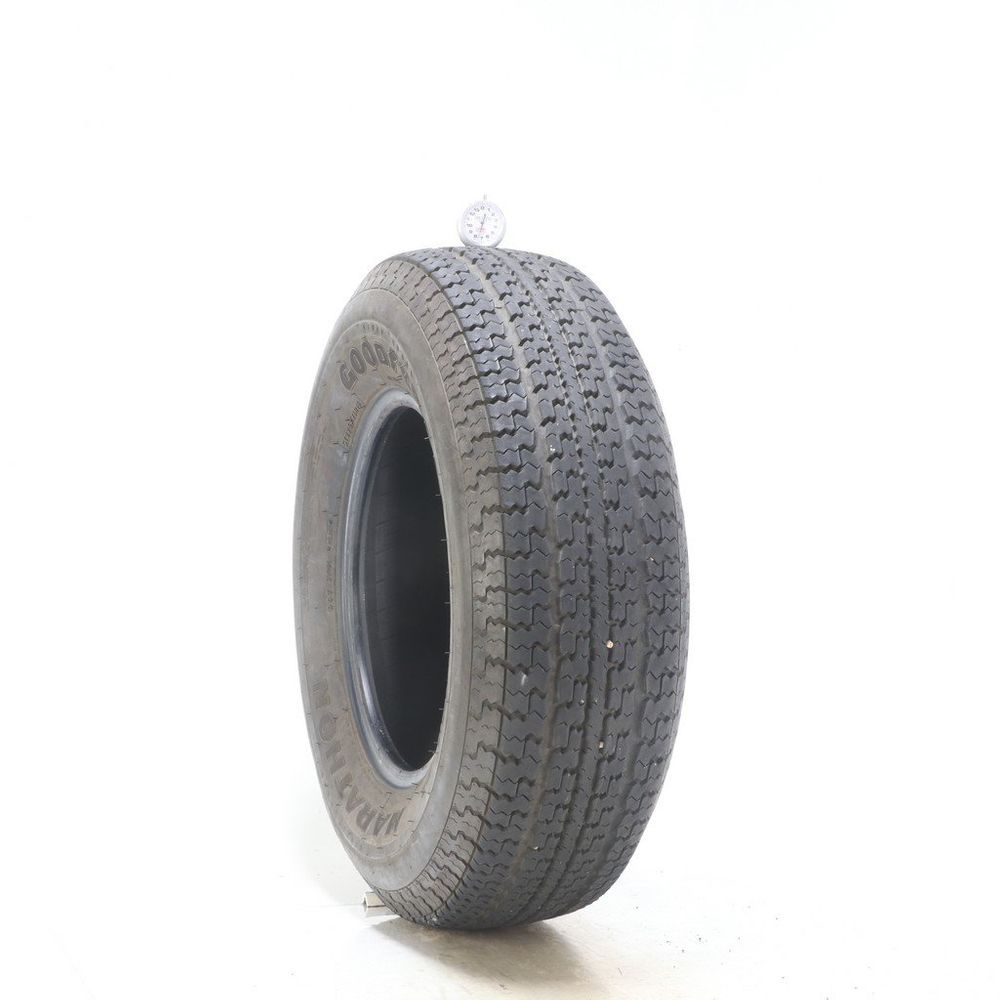 Set of (2) Used ST 225/75R15 Goodyear Marathon 1N/A D - 7.5-8.5/32 - Image 1