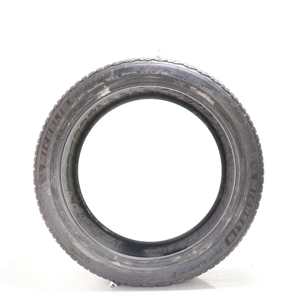 Set of (2) Used 295/35R21 Michelin Pilot Alpin 5 SUV 107V - 6-6.5/32 - Image 6