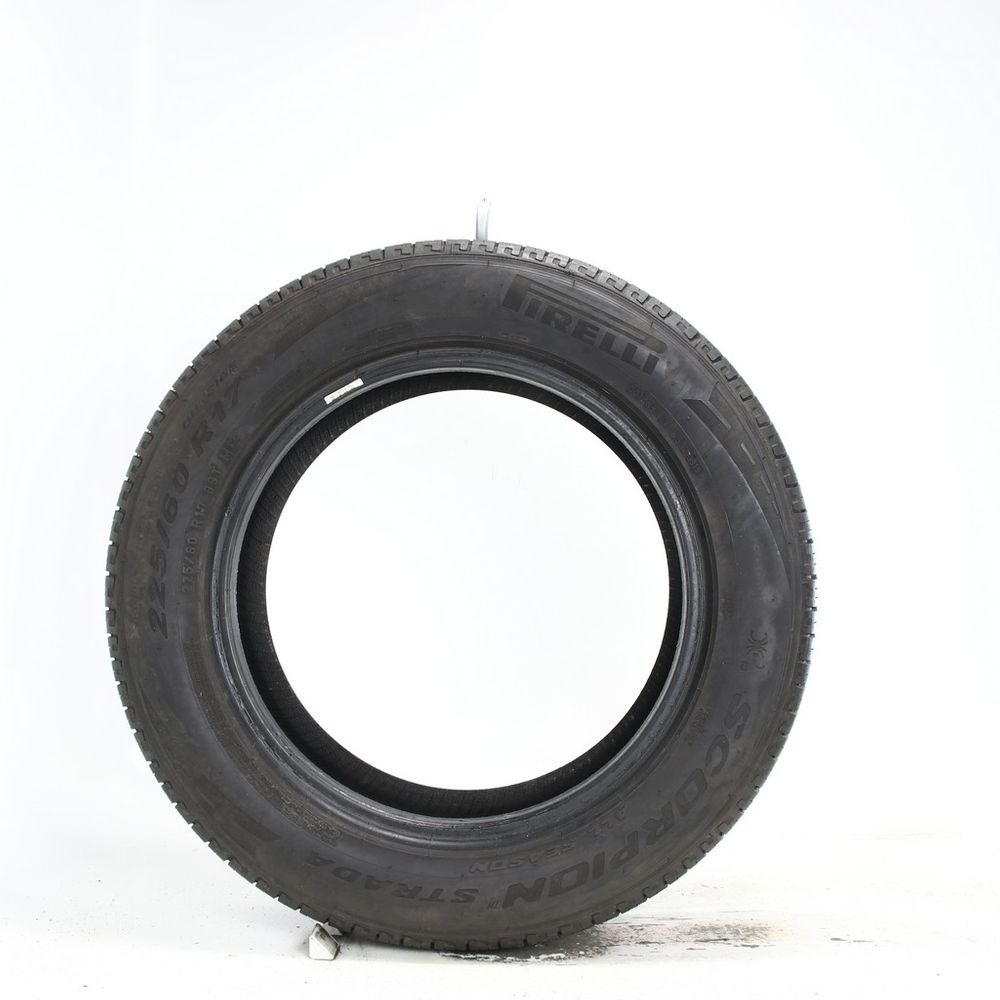 Set of (2) Used 225/60R17 Pirelli Scorpion Strada 99T - 8.5-9/32 - Image 3