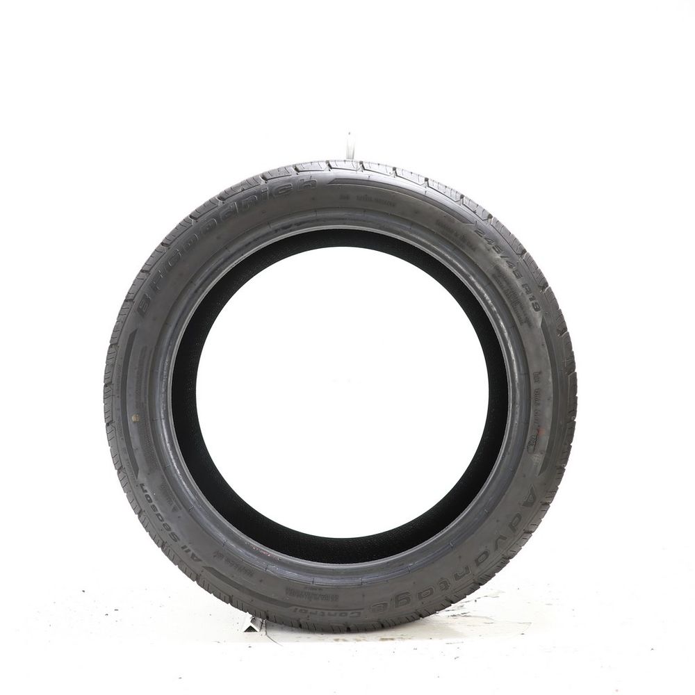 Set of (2) Used 245/45R19 BFGoodrich Advantage Control 98V - 7/32 - Image 3
