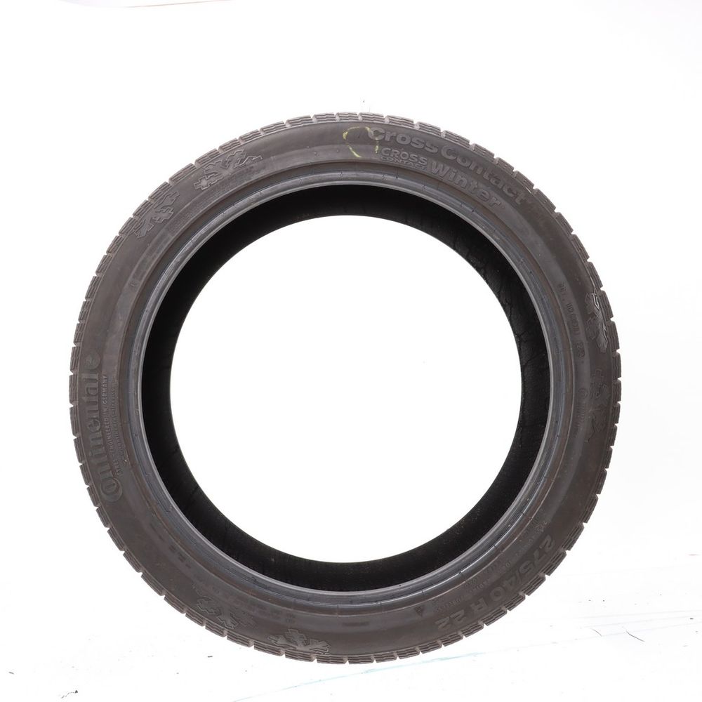 Set of (4) Used 275/40R22 Continental CrossContact Winter 108V - 6-7.5/32 - Image 3