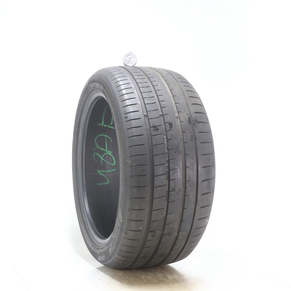 Set of (2) Used 285/40R20 Yokohama Advan Sport V107 108Y - 8-8.5/32 - Image 4