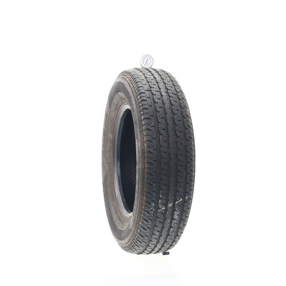 Set of (2) Used ST 205/75R15 Trailer King II ST Radial 101/97L C - 7.5-9/32 - Image 1