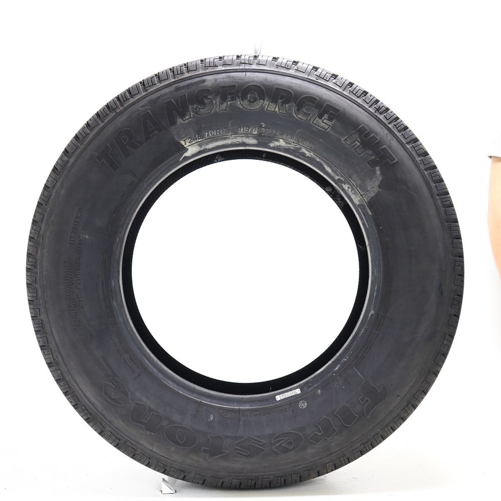 Set of (2) Used LT 245/70R17 Firestone Transforce HT 119/116R E - 13-14.5/32 - Image 3
