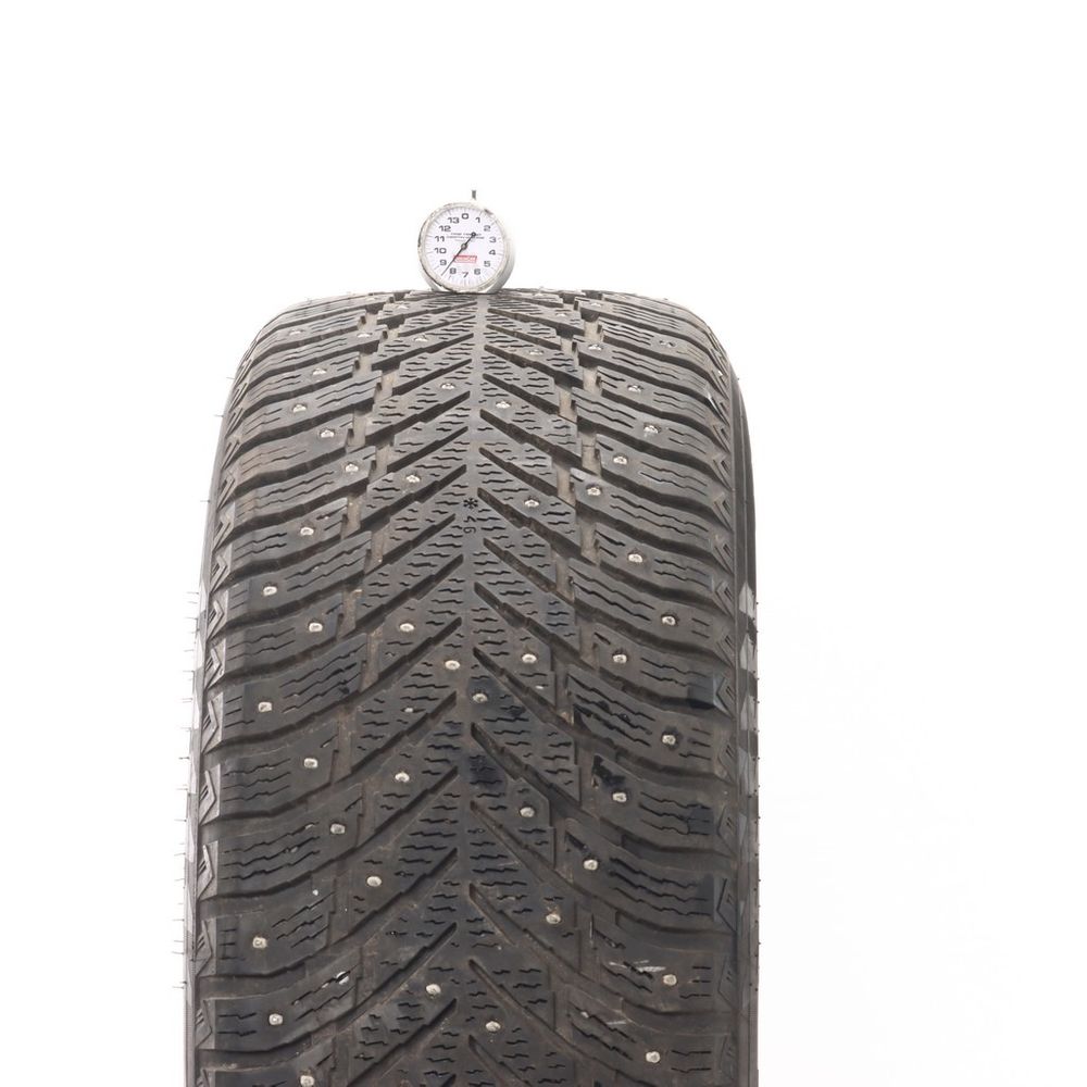 Set of (2) Used 265/65R17 Nokian Hakkapeliitta 10 SUV Studded 112T - 8.5-9/32 - Image 2
