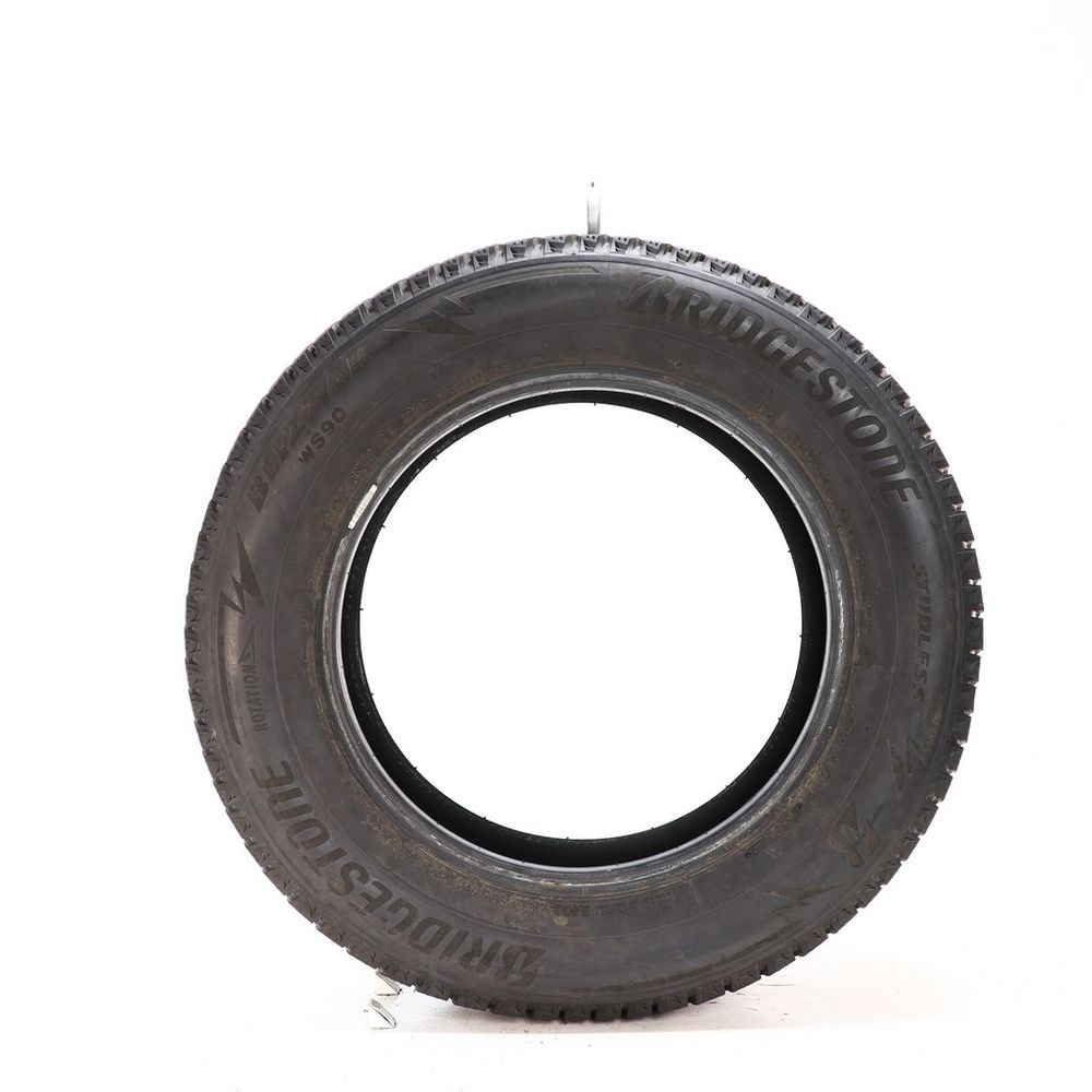 Set of (2) Used 225/65R17 Bridgestone Blizzak WS90 Studless 102H - 7/32 - Image 3