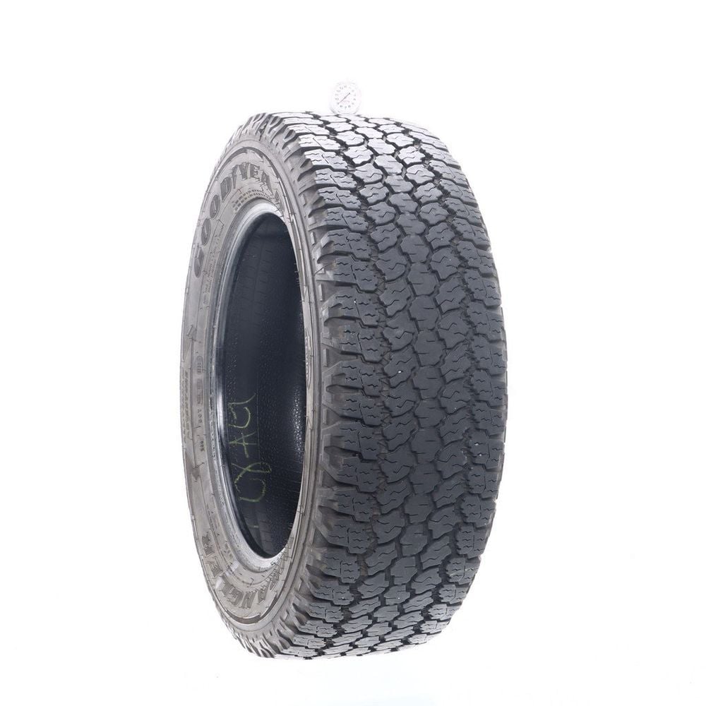 Set of (2) Used LT 265/60R20 Goodyear Wrangler All-Terrain Adventure Kevlar 121/118R E - 8.5-9/32 - Image 1