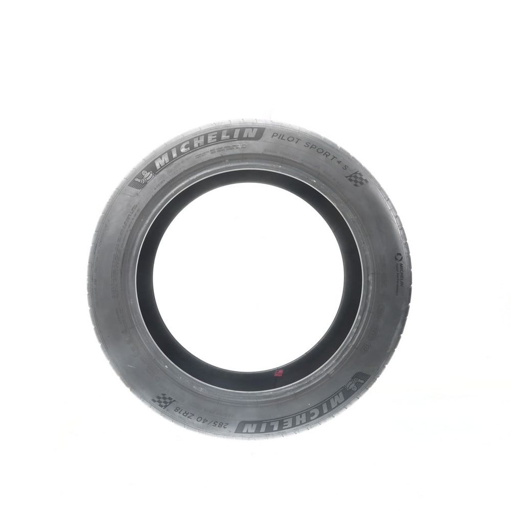 Set of (2) Used 285/40ZR18 Michelin Pilot Sport 4 S 105Y - 8-8.5/32 - Image 3