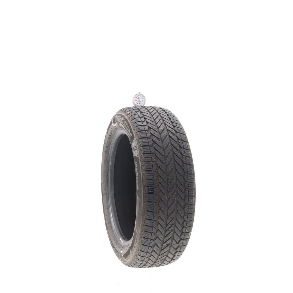 Set of (2) Used 195/55R16 Bridgestone WeatherPeak 87V - 6-7/32 - Image 1