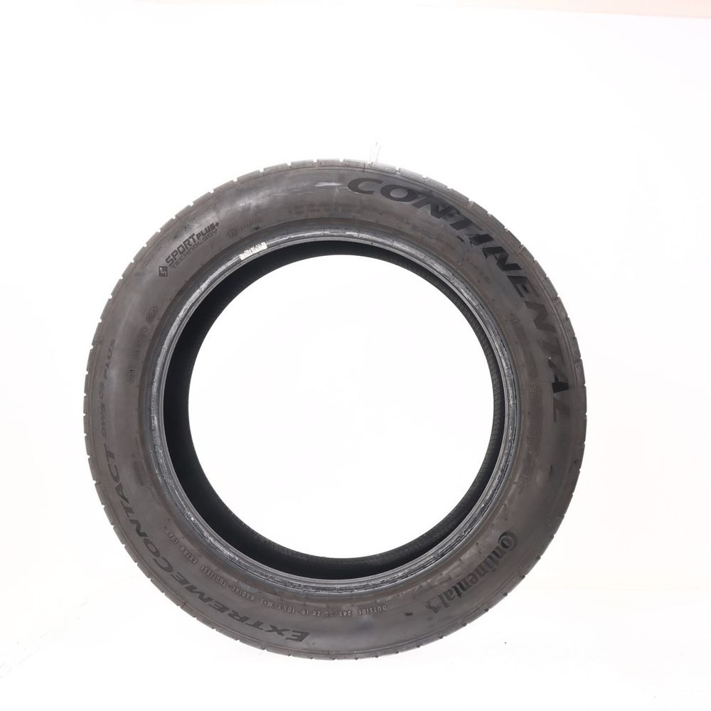 Set of (2) Used 245/50ZR19 Continental ExtremeContact DWS06 Plus 105Y - 5-6/32 - Image 6