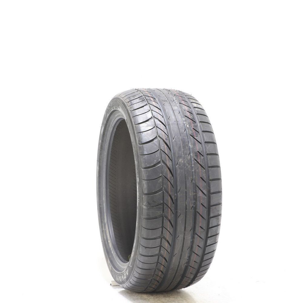 Set of (4) Driven Once 245/40R18 Yokohama Advan A13C 93Y - 10/32 - Image 1