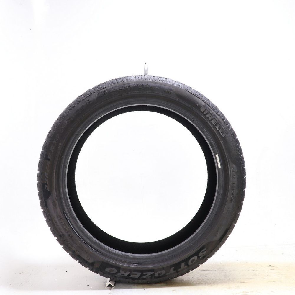 Set of (2) Used 225/45R18 Pirelli Winter 240 Sottozero Series II Run Flat 95V - 6.5-7/32 - Image 3