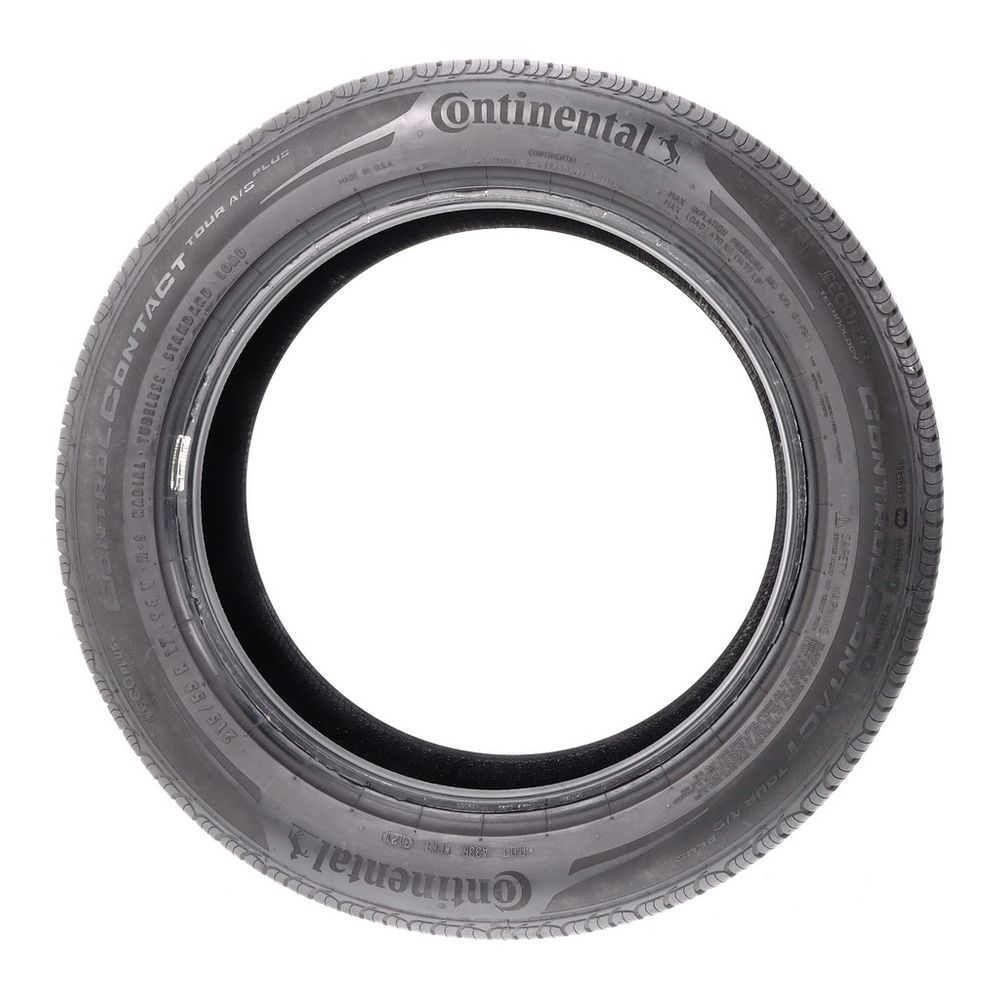 Set of (2) Used 215/55R17 Continental ControlContact Tour A/S Plus 94V - 7-8.5/32 - Image 6