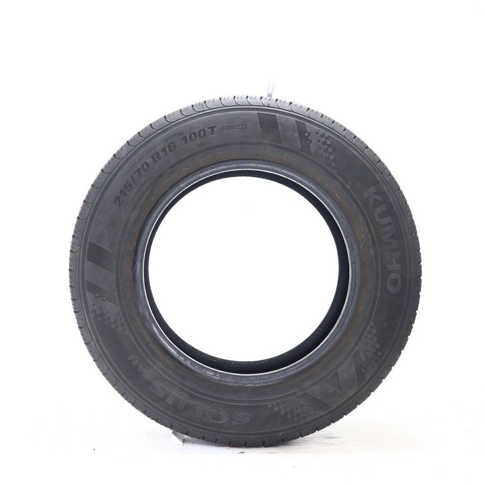 Set of (2) Used 215/70R16 Kumho Solus TA11 100T - 7-8.5/32 - Image 3