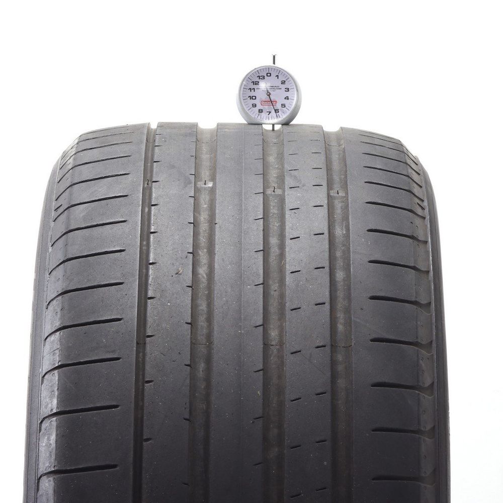 Set of (4) Used 285/40ZR22 Yokohama Advan Sport V107 MO1 110Y - 6-7/32 - Image 2