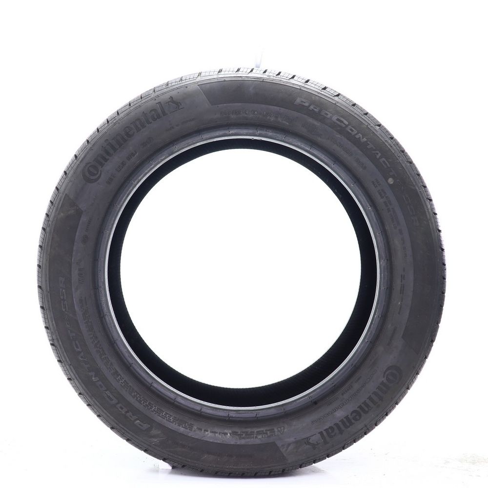 Set of (4) Used 245/50R18 Continental ProContact GX SSR MOE 100H - 9-9.5/32 - Image 3