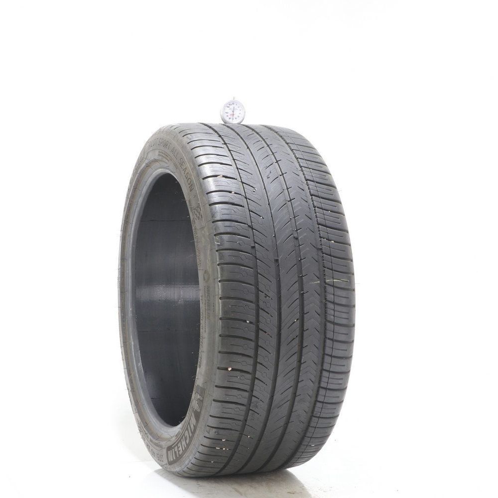 Set of (2) Used 275/40ZR20 Michelin Pilot Sport All Season 4 106Y - 7-8/32 - Image 1