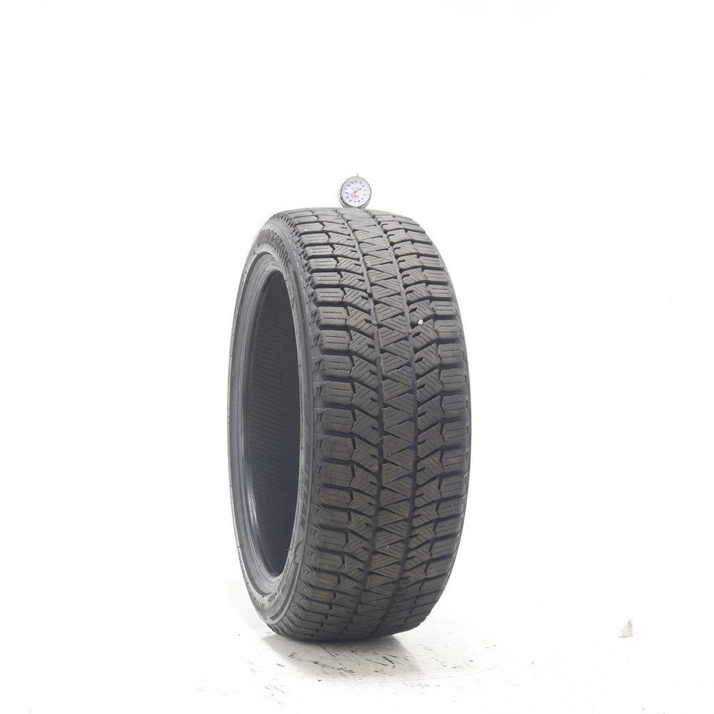 Set of (2) Used 225/45R18 Bridgestone Blizzak WS90 Studless 95H - 9-9.5/32 - Image 1