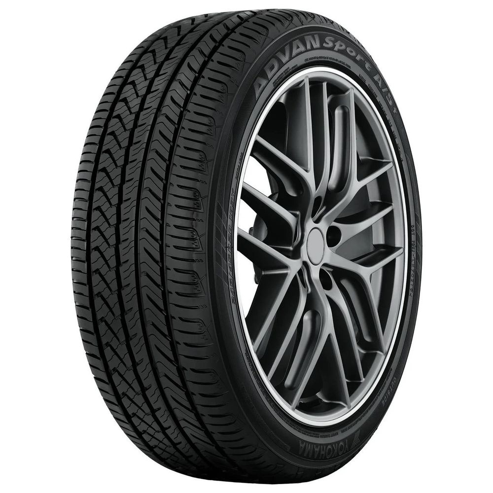 Set of (2) New 245/40R19 Yokohama Advan Sport A/S+ 98Y - Image 1