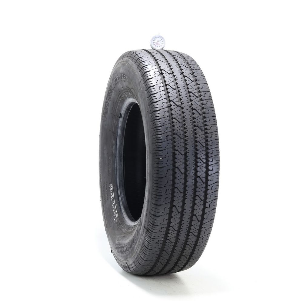 Set of (2) Used LT 245/75R16 Bridgestone V-steel RIB 265 120/116S E - 9.5/32 - Image 1