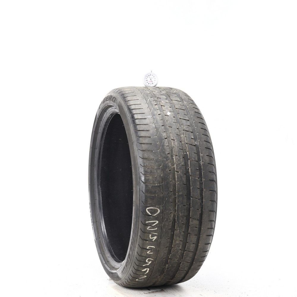 Set of (2) Used 265/35R20 Pirelli P Zero AO 99Y - 5.5-6/32 - Image 1