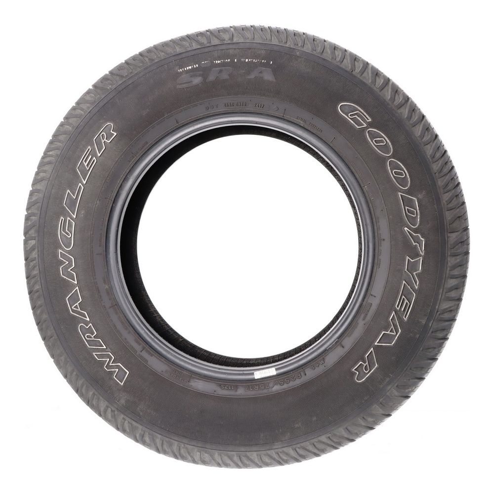 Set of (2) Used 255/75R17 Goodyear Wrangler SR-A 113S - 4.5-5/32 - Image 6
