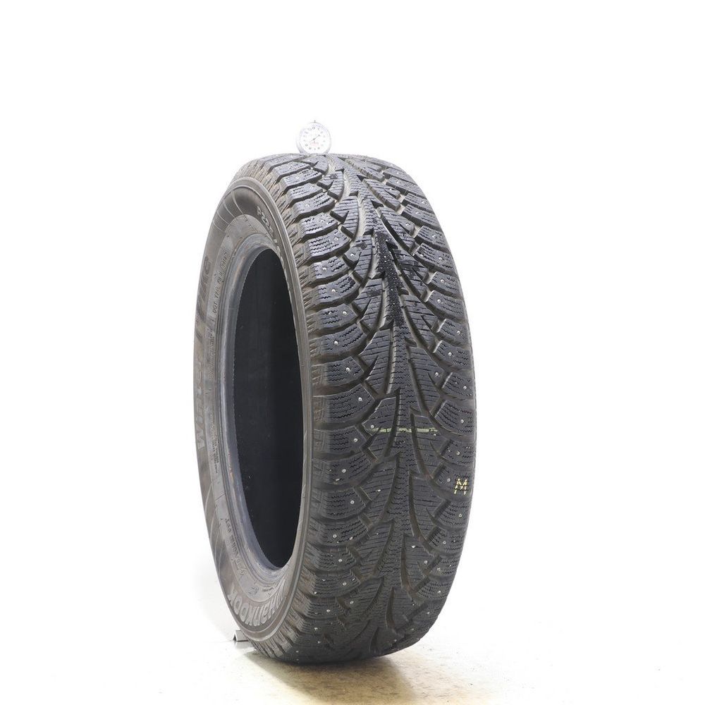 Used 225/60R18 Hankook Winter i*Pike (W409) Studded 99T - 9/32 - Image 1