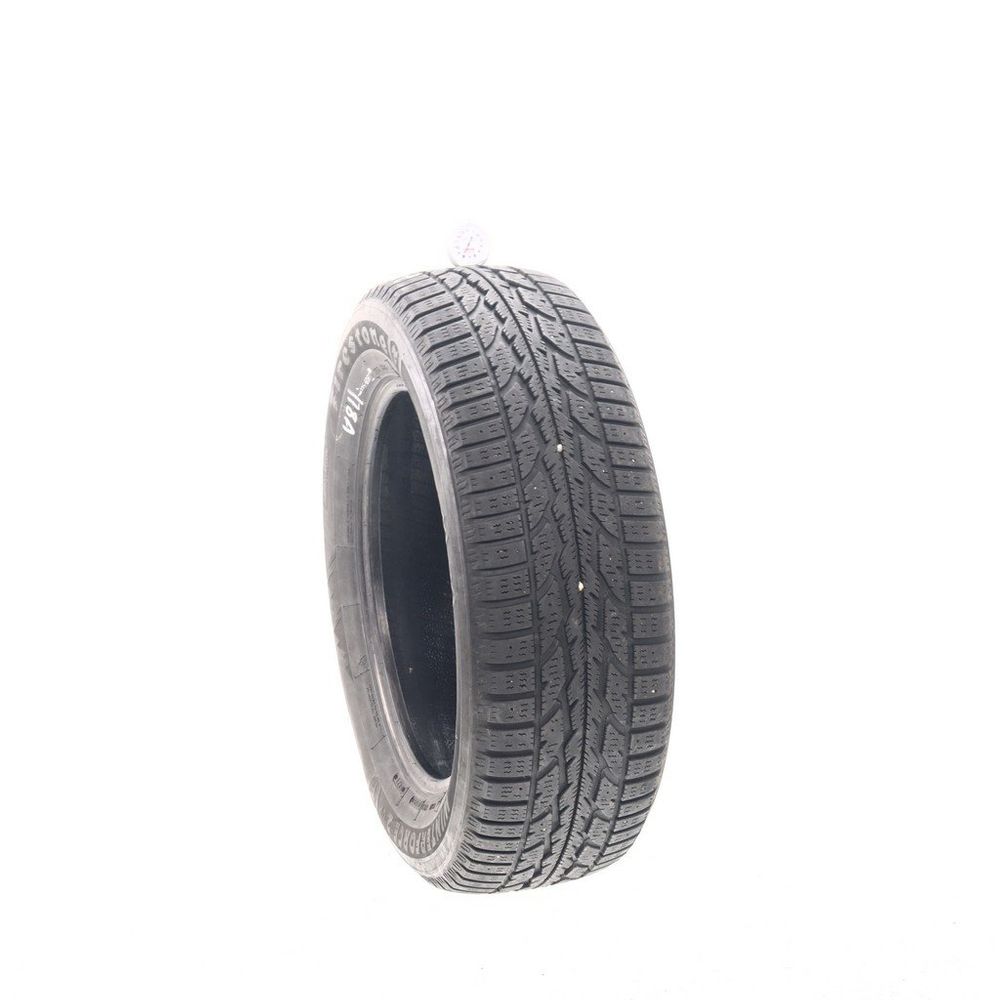 Set of (2) Used 225/60R17 Firestone Winterforce 2 UV 99S - 8-8.5/32 - Image 1