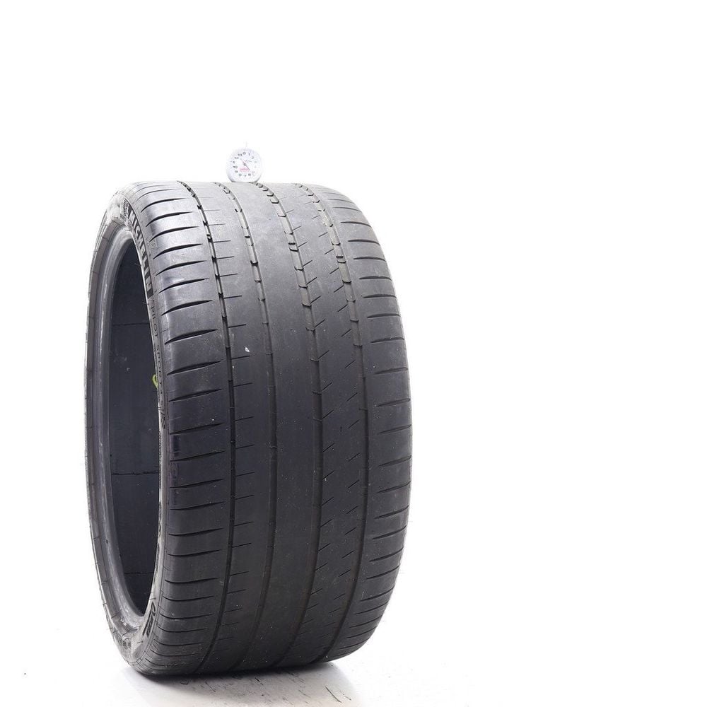 Set of (2) Used 295/30ZR20 Michelin Pilot Sport 4 S 101Y - 5.5-6.5/32 - Image 1