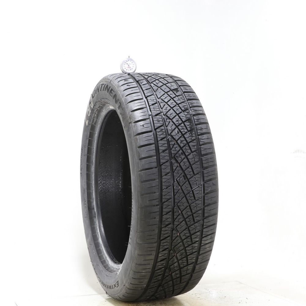 Set of (2) Used 245/50ZR19 Continental ExtremeContact DWS06 Plus 105Y - 5.5/32 - Image 1