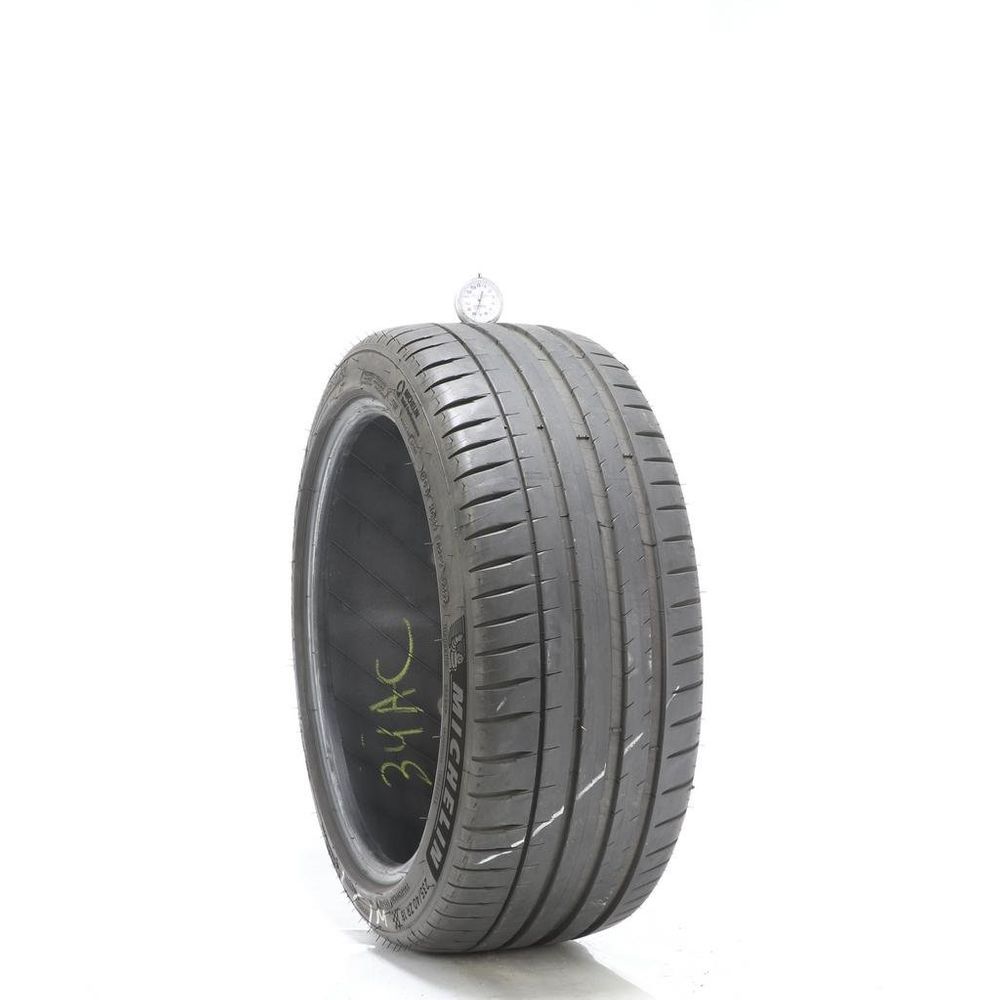 Set of (2) Used 235/40ZR18 Michelin Pilot Sport 4 95Y - 7.5/32 - Image 1
