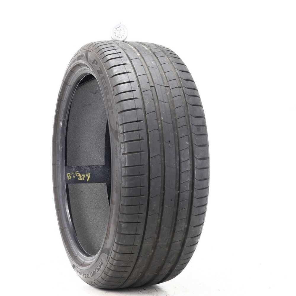 Set of (4) Used 255/40R21 Pirelli P Zero PZ4 R01 PNCS 102Y - 7/32 - Image 1