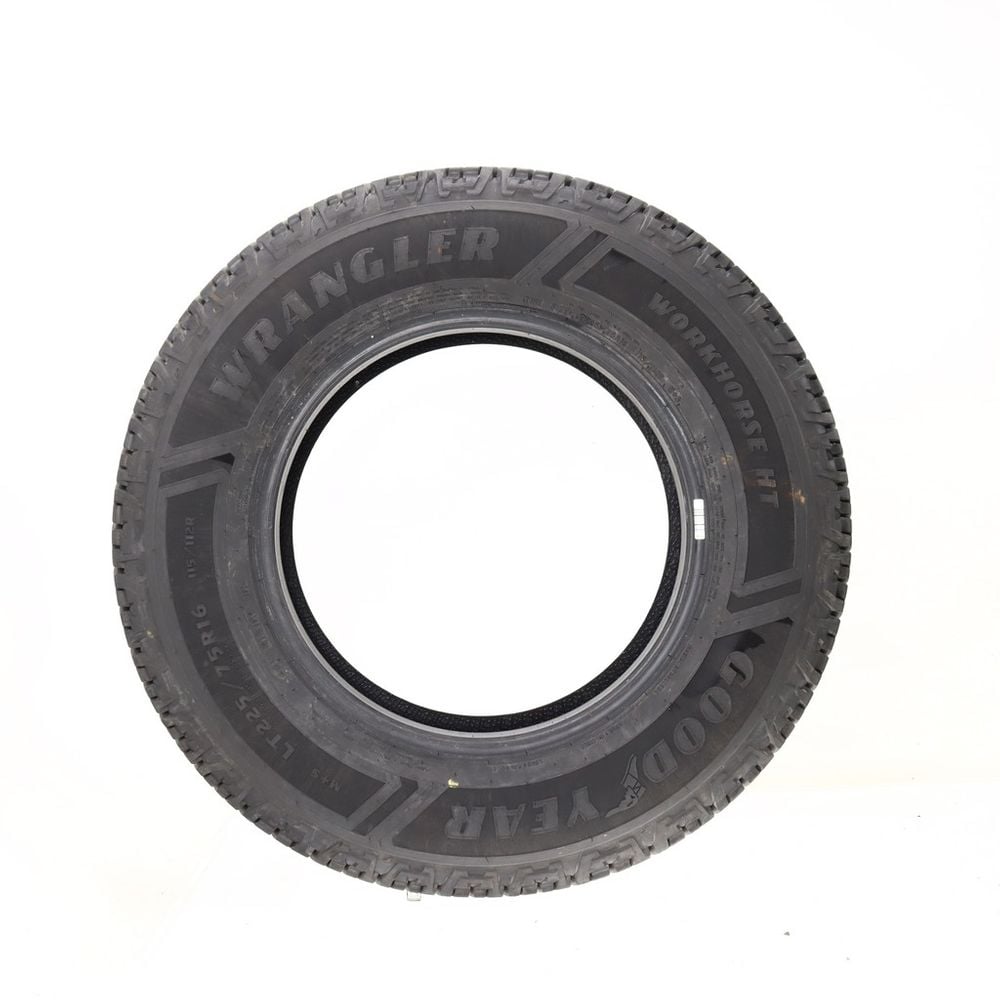 Set of (2) Driven Once LT 225/75R16 Goodyear Wrangler Workhorse HT 115/112R E - 14.5/32 - Image 3