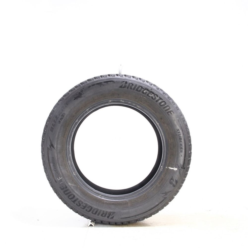 Set of (2) Used 195/65R15 Bridgestone Blizzak WS90 Studless 91H - 7.5-8/32 - Image 3