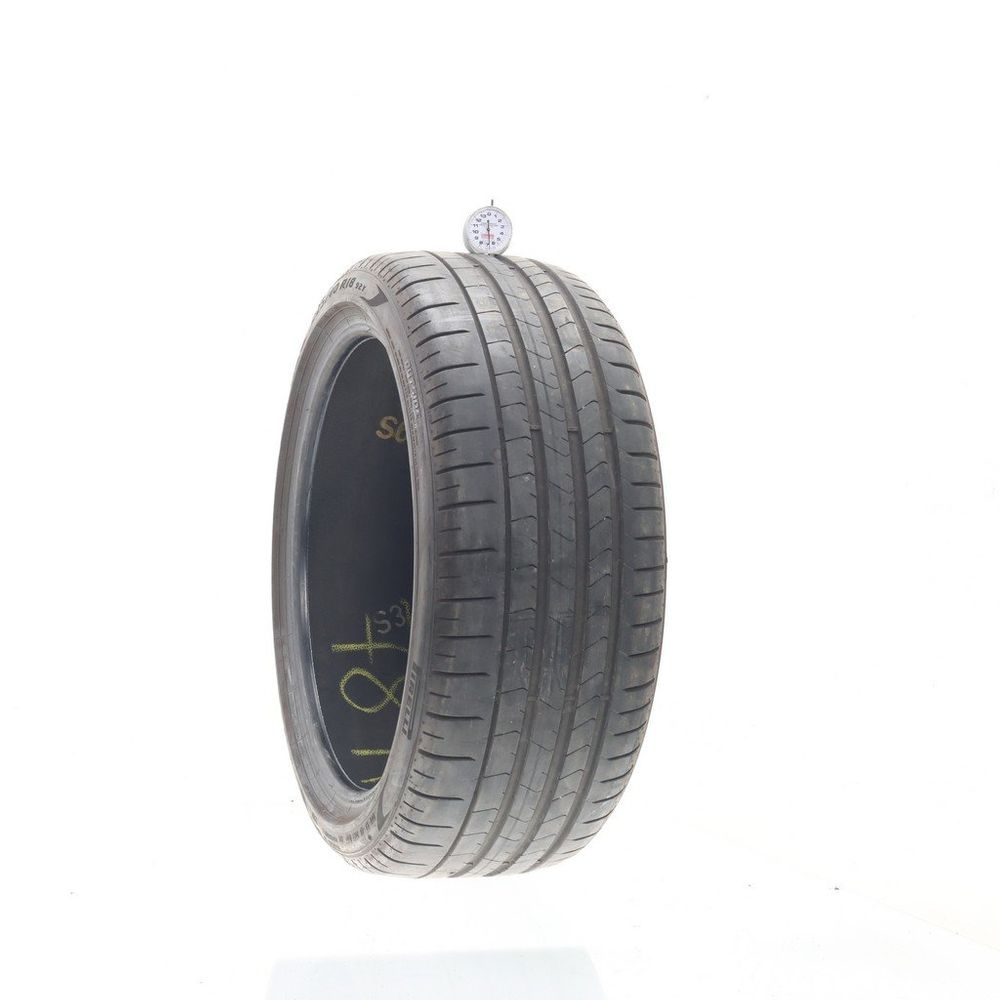 Set of (2) Used 225/40R18 Pirelli P Zero PZ4 AO 92Y - 7-7.5/32 - Image 1