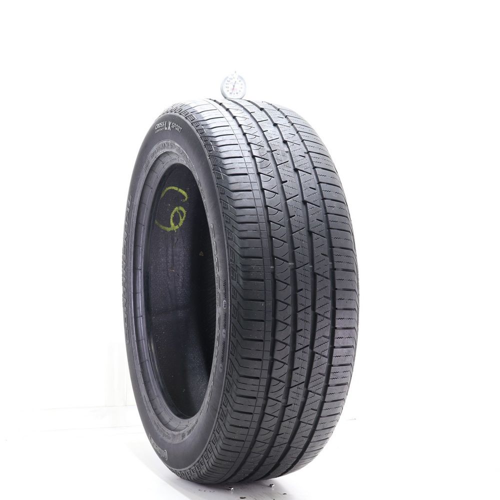 Set of (2) Used 235/55R19 Continental CrossContact LX Sport 105H - 7.5-8.5/32 - Image 1