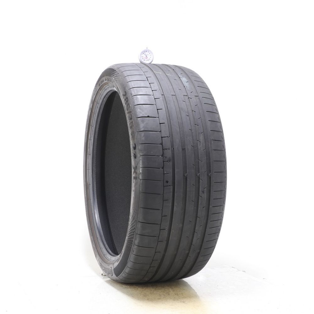 Used 285/35R22 Continental SportContact 6 TO ContiSilent 106Y - 5.5/32 - Image 1