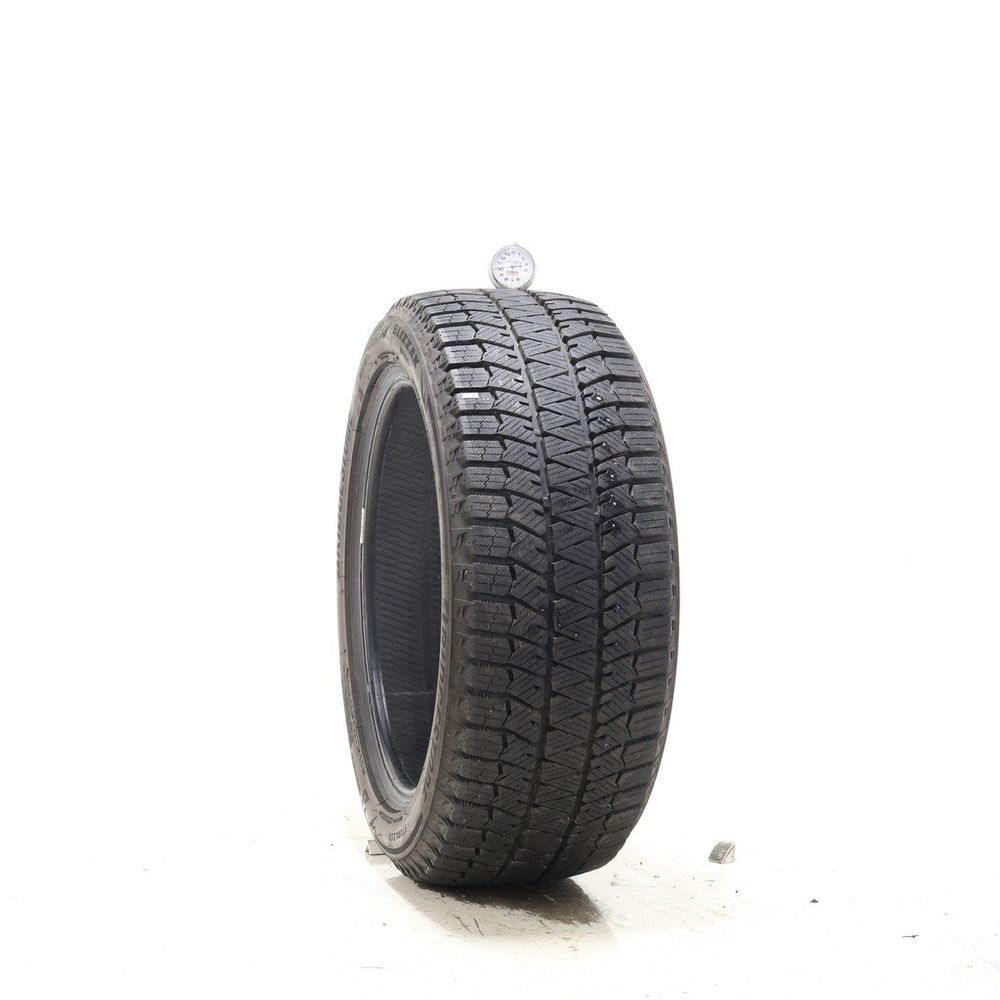 Set of (2) Used 215/50R17 Bridgestone Blizzak WS90 Studless 95H - 10/32 - Image 1