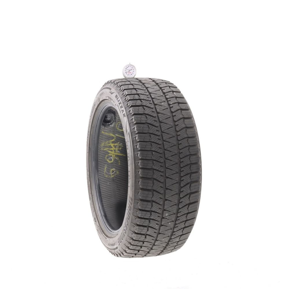 Set of (2) Used 235/45R17 Bridgestone Blizzak WS90 Studless 97H - 9.5-11/32 - Image 1