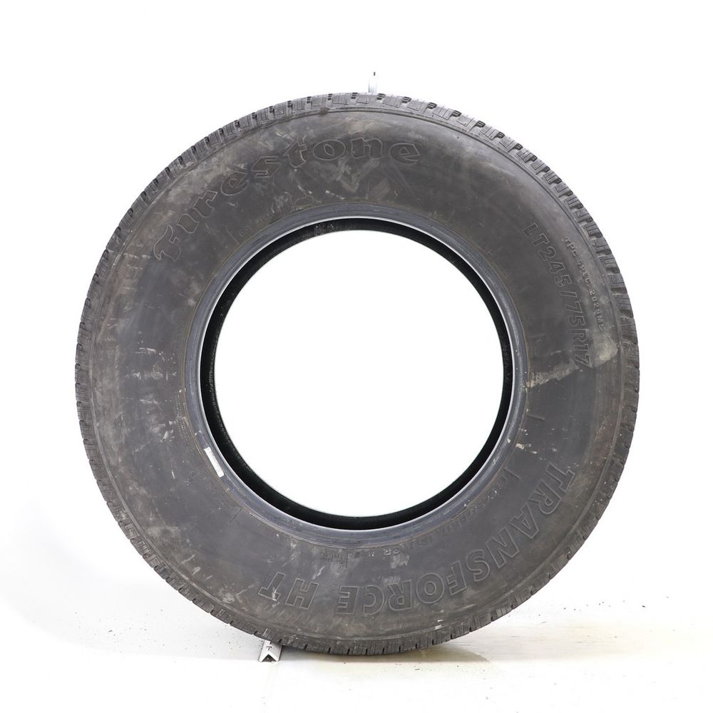 Set of (2) Used LT 245/75R17 Firestone Transforce HT 121/118R E - 4-4.5/32 - Image 6