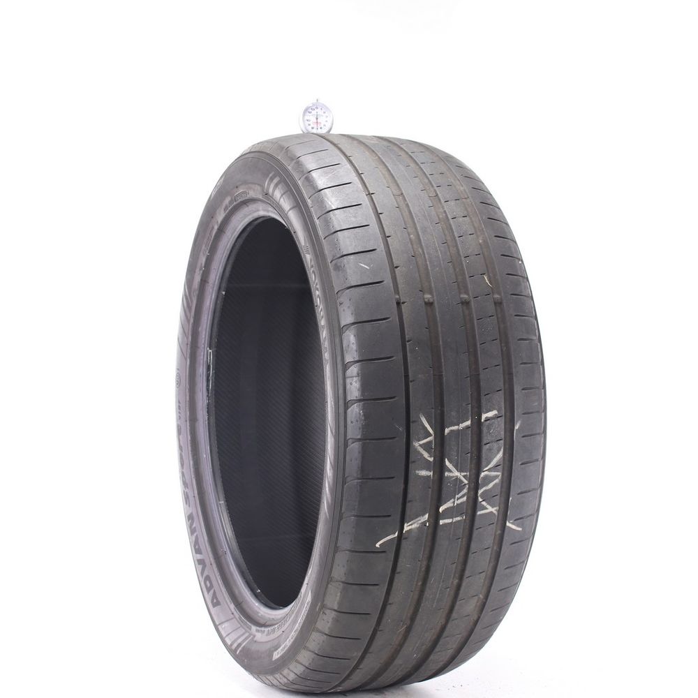 Set of (4) Used 285/45ZR22 Yokohama Advan Sport V107 MO1 114Y - 7-7.5/32 - Image 1