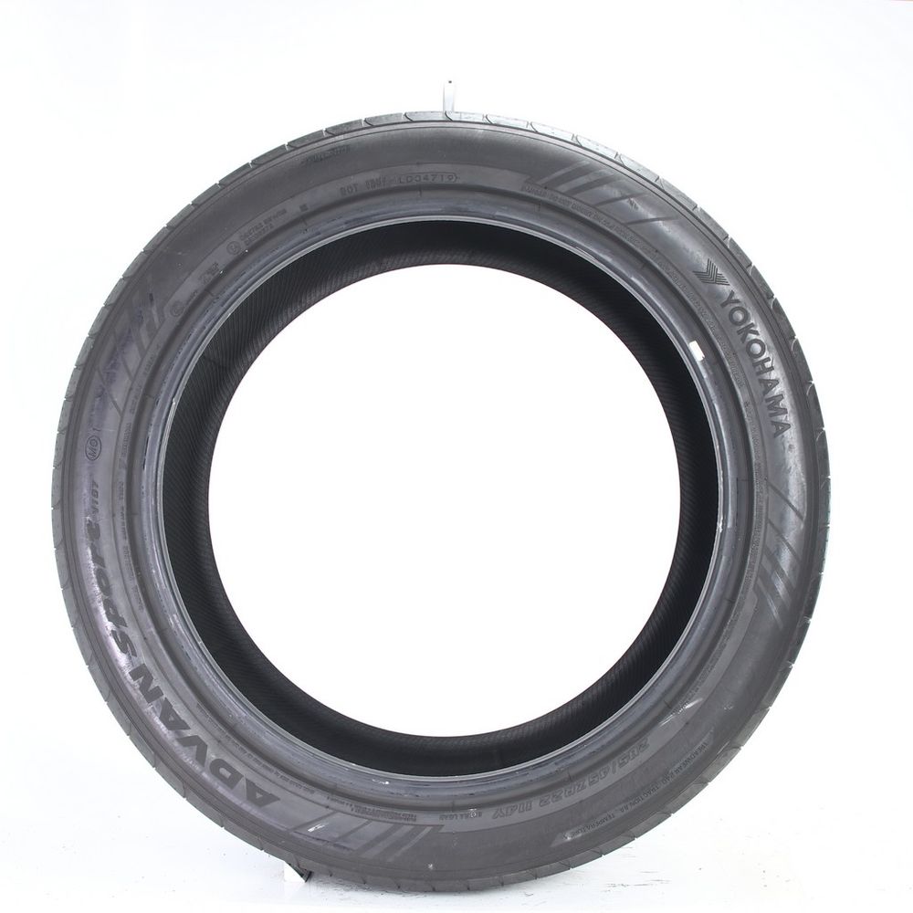Set of (4) Used 285/45ZR22 Yokohama Advan Sport V107 MO1 114Y - 7-7.5/32 - Image 3