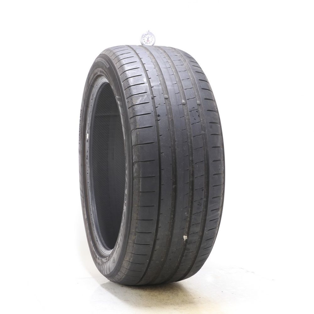 Set of (4) Used 285/45ZR22 Yokohama Advan Sport V107 MO1 114Y - 7-7.5/32 - Image 4