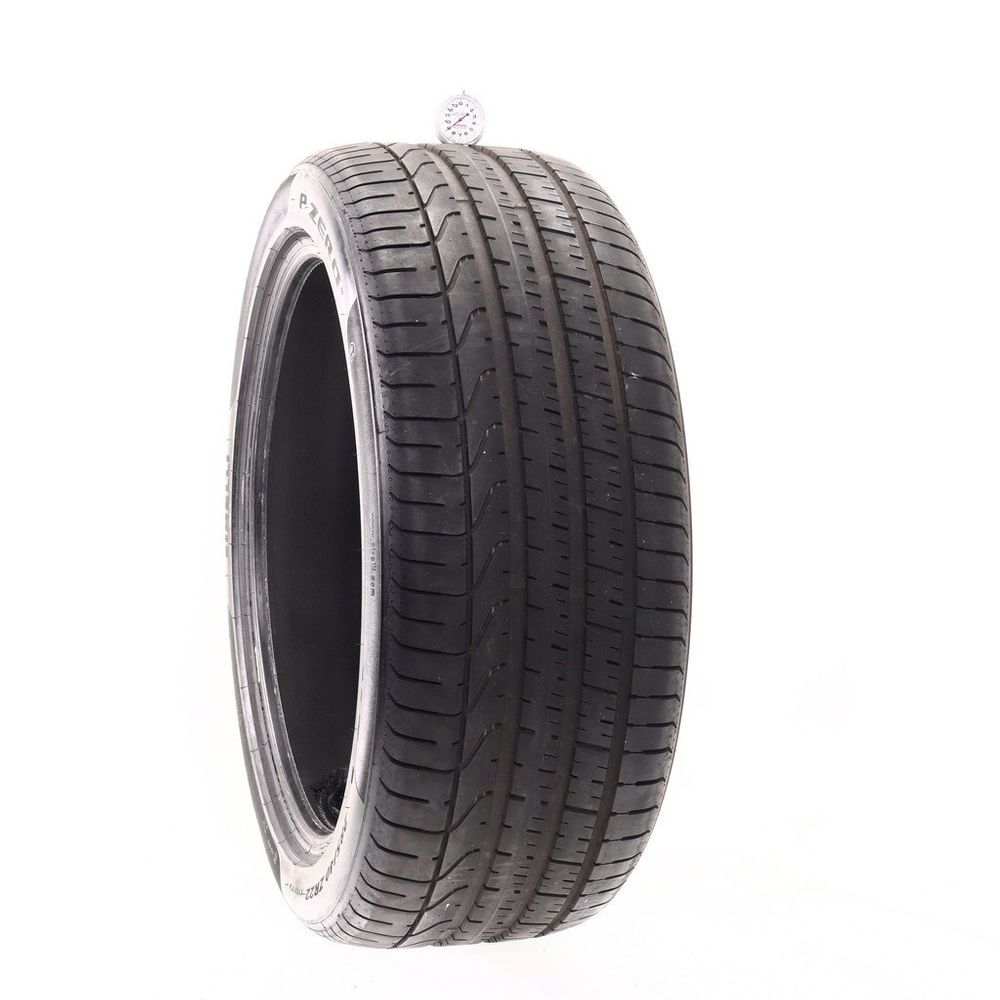 Set of (2) Used 285/40ZR22 Pirelli P Zero B1 110Y - 8-9/32 - Image 4